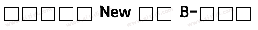 游教科書体 New 横用 B字体转换
